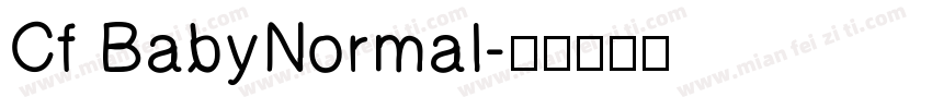 Cf BabyNormal字体转换